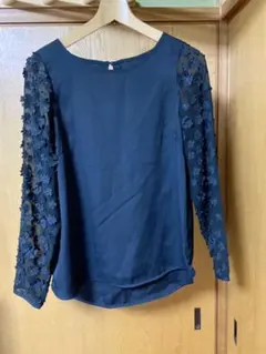 ブラウス トップス　シアー　シースルー　長袖