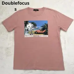Doublefocus レディース　半袖Ｔシャツ　Sサイズ　ピンク