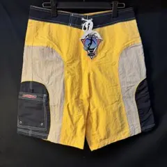 ALOHA 水着　ボードショーツ サーフパンツ size34 イエロー