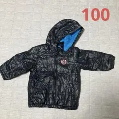 ダブルビー　中綿コート フード着脱可　100cm