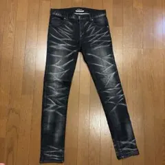 D672 BLACKBARRETT ブラックデニム コーティング 後染め y2k D672 BLACKBARRETT ブラックデニム コーティング 後染め y2k - メルカリ