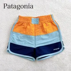 美品✨パタゴニア サーフパンツ 4T オレンジ キッズスイムウェア