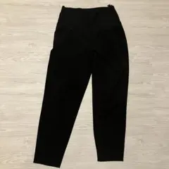 ブラックマタニティパンツ ウエスト調整可能