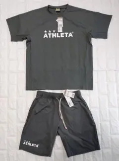 ATHLETA Tシャツ ショートパンツ セットアップ ブラック - メルカリ