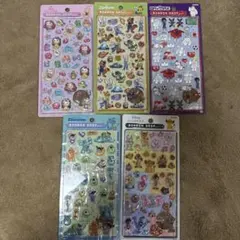【正規品】ボンボンドロップシール ディズニー　5種セット