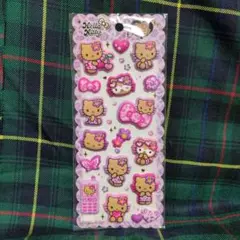 キティ　日焼けキティ　シール　ふわふわ　マシュマロ　ボンボンドロップ　正規品