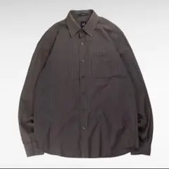 【00's】 ギャップ OLD GAP L相当 ストライプ柄 長袖シャツ