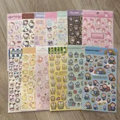 正規品　キャンドゥ サンリオ キャラクターズ 箔押しシール　13種