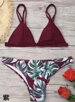 三角ビキニ 2点セット Bikini ワイヤーなし水着 セクシー