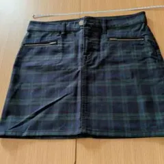 チェック柄タイトスカート