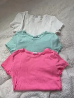 GAP Kids リブTシャツ 3枚セット 130cmのサムネイル