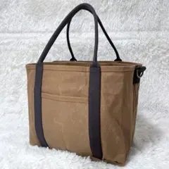 DULTON ワーカーバッグ　厚手ワックスキャンバス　道具入れ　ダルトンのサムネイル