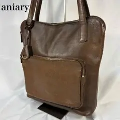 aniary アニアリトートバッグ 肩掛け　グラインドレザー チャーム