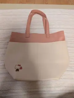 ハローキティ トートバッグ ピンク ベージュ