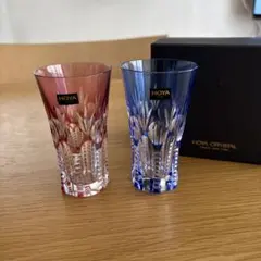 HOYA クリスタル お猪口 2個セット