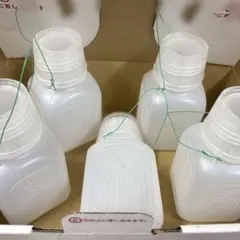 レトロ⭐︎透明プラスチック角型水筒 5個セットのサムネイル