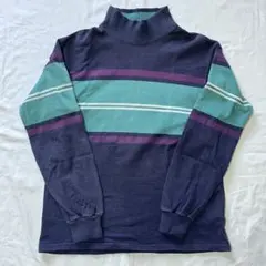 【L.L.Bean】モックネック　スウェット　80〜90s Mサイズ