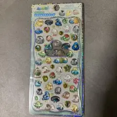 正規品　ふわふわ　とりのなかまたち　ジュエルプチドロップ　シール