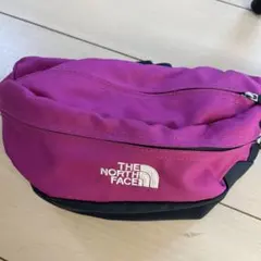 美品　THE NORTH FACE ウエストポーチ　むらさき　アウトドア