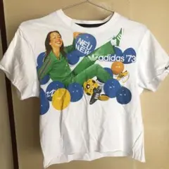 アディダスオリジナルス '73 グラフィックTシャツ　レディース