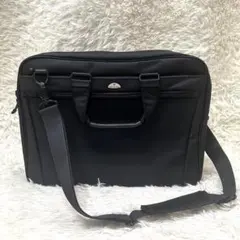 【極美品】サムソナイト ビジネスバッグ 2way ブラック ブリーフケース 自立