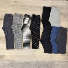 ユニクロ　レギンスパンツ　ハーフパンツ