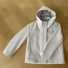 GU コージーメルトンショートフーディコート(24年商品) Sサイズ