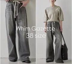 25SS Whim Gazette デニムタックパンツ - メルカリ