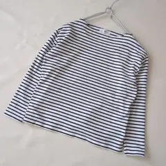 Elura ストライプ 長袖Tシャツ ホワイト/ブラック