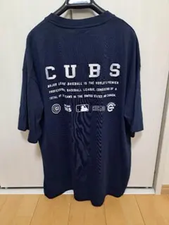 【新品】メジャーリーグ/MLB シカゴ・カブス バックプリントTシャツLサイズ