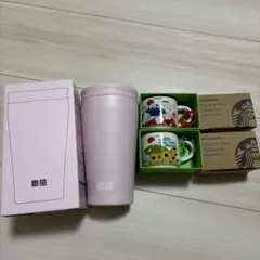UNIQLO ステンレスボトル/スターバックス　オーナメントマグ