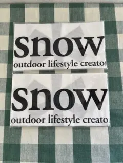 【新品】スノーピーク 手拭 手ぬぐい 2枚 匿名配送