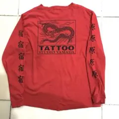 TATTOO STUDIO YAMADA ロングスリーブシャツ レア 赤 XL TATTOO STUDIO YAMADA ロングスリーブシャツ レア 赤 XL - メルカリ