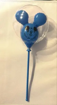 ディズニー 手持ち風船 青 ミッキーマウス