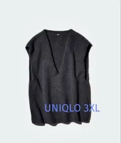 UNIQLO 3DスフレヤーンVネックベスト