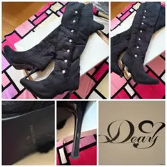 ⭐️ニーハイブーツ⭐️ブラック⭐️ビジュー付⭐️S⭐️