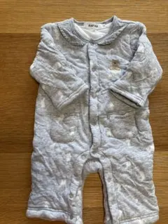 SLAP SLIP グレー動物柄ロンパース 70