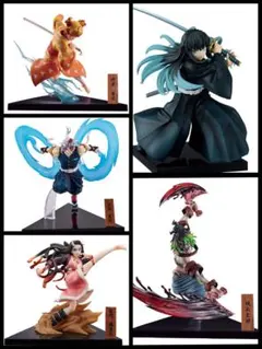 一番くじ 鬼滅の刃 フィギュア 我妻善逸 禰豆子 宇髄天元 時透無一郎 妓夫太郎