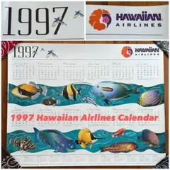 99年旧ロゴHAWAIIAN AIRハワイアン航空オリジナルカレンダーポスター7 99年旧ロゴHAWAIIAN AIRハワイアン航空オリジナルカレンダー