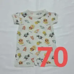 アンパンマン　ロンパース　半袖　70
