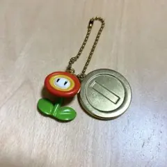 ユニバ限定　ニンテンドーワールド　ファイヤーフラワーキーホルダー　スーパーマリオ