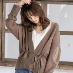 フィフス ニット　ウエストマーク　カーディガン