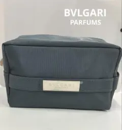 ［O5］BVLGARI ポーチ 未使用品 ノベルティ グレー ブルガリ