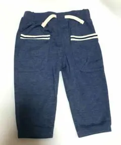 ネイビー 七分丈パンツ ポケット付き　110　美品