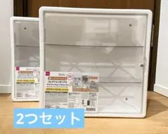ダイソー　壁にも付けられる　コレクションボックス　大　2個セットのサムネイル