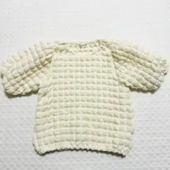 ブランシェス 半袖Tシャツ ぽこぽこトップス 130 オフホワイト