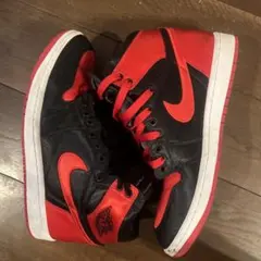 Nike Air Jordan 1 Satin Red Black