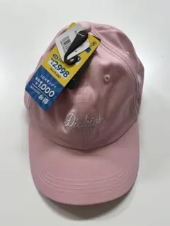 【新品タグ付き】Dickiesディッキーズキャップ　ライトピンクコットン100%のサムネイル
