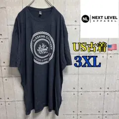 【アメリカ古着】NEXT LEVEL 半袖プリントTシャツ 3XL ゆるダボ