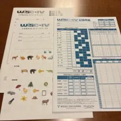WAIS-Ⅲ 知能検査 記録用紙・ワークブックセット 1セット - メルカリ